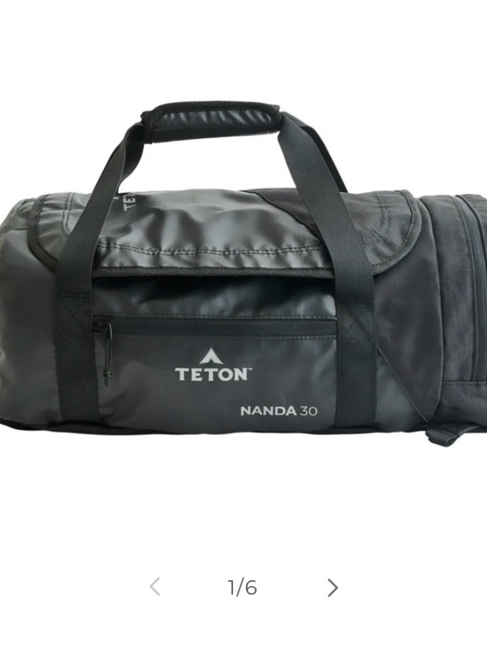 Teton Nanda 30L Black Men's Duffle Bag